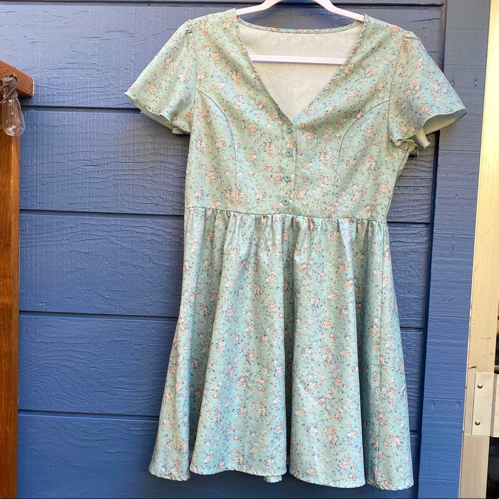 Fit and Flare Floral Dress